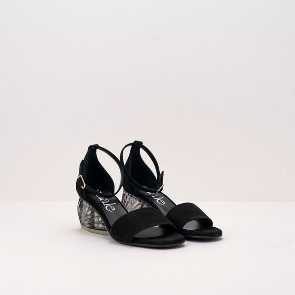 SEIALE - SANDALS - VELON BLACK