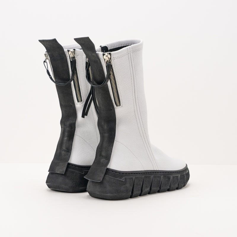 PURO SECRET - BOOTS - FEEDBACK CALF STRETCH WHITE SO BLACK