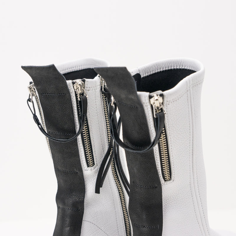 PURO SECRET - BOOTS - FEEDBACK CALF STRETCH WHITE SO BLACK