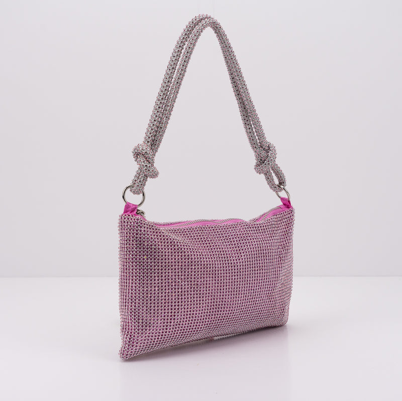 BOLSO - SEIALE - BRILLOS ROSA