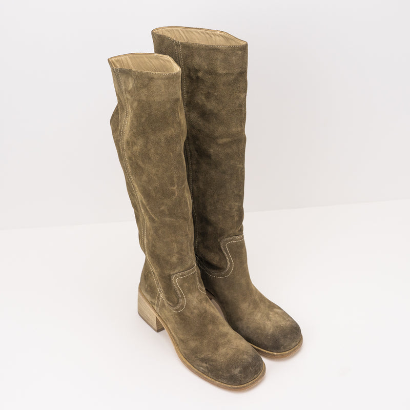 ELENA IACHI - BOOTS - E3014 VELOUR SAND