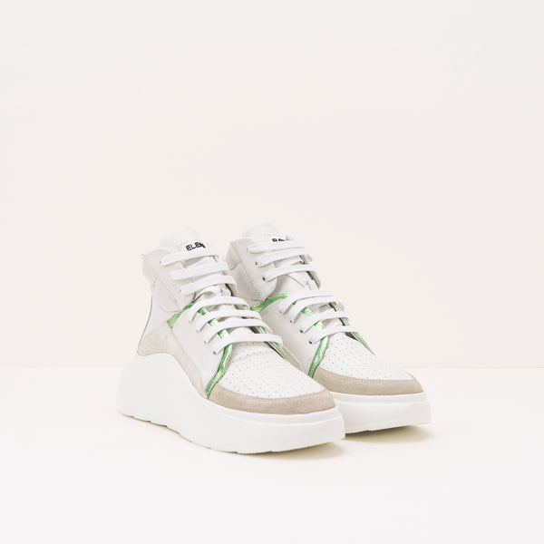 ELENA IACHI - SNEAKER - E3272 OFF WHITE ACQUA