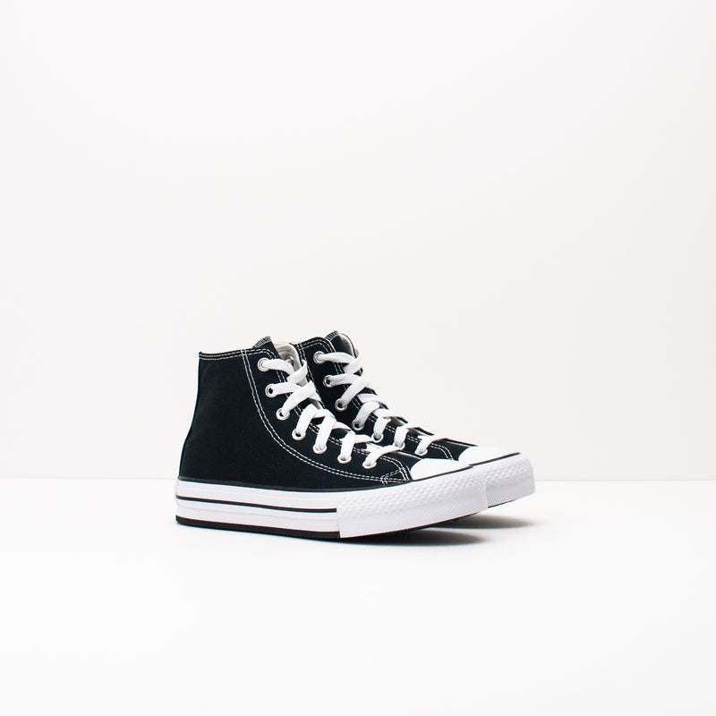 CONVERSE BOOTIES EVA LIFT HI BLACK WHITE 272855C 36 38.5