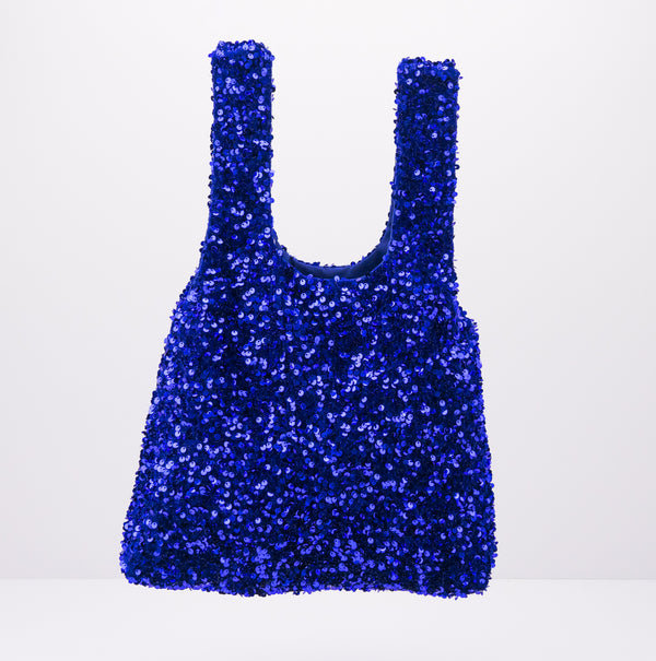 SEIALE - BAG - BLUE SEQUINS