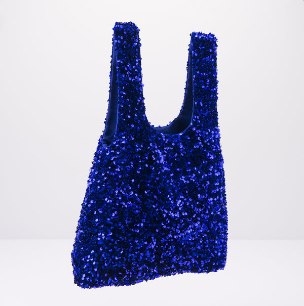 BOLSO - SEIALE - LENTEJUELAS AZUL