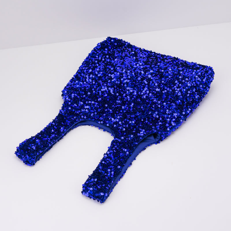 SEIALE - BAG - BLUE SEQUINS