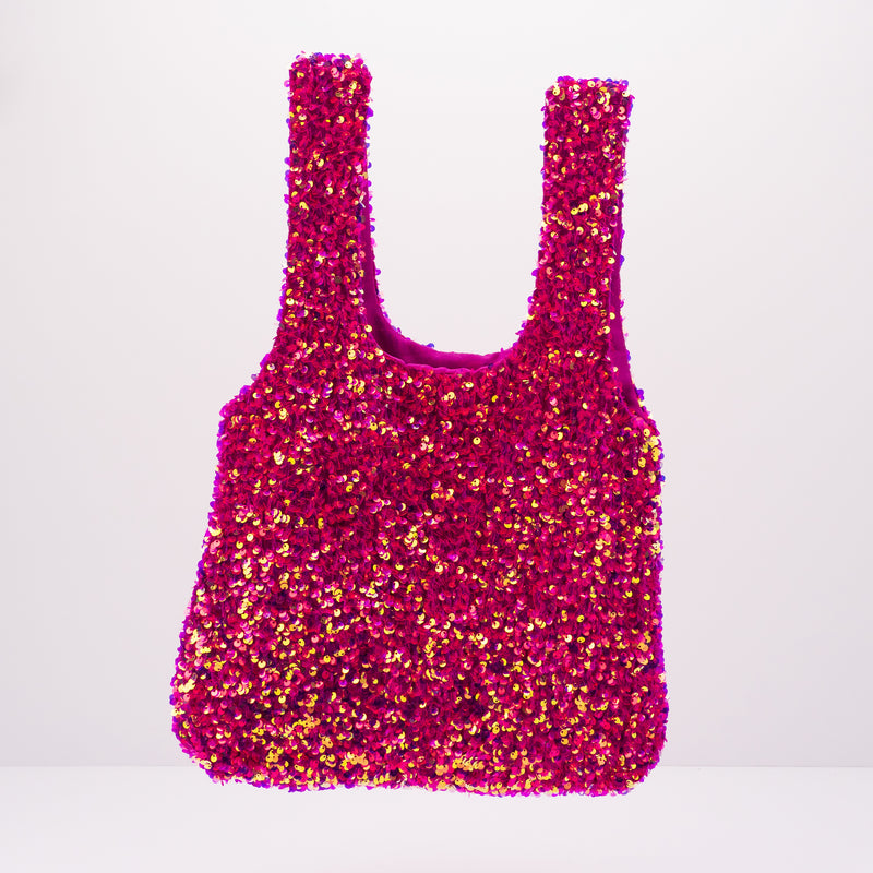 SEIALE - BAG - SEQUINS FUCHSIA