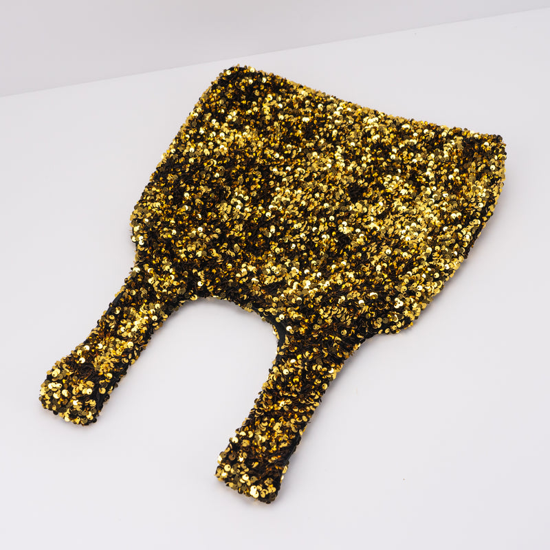 SEIALE - SANDAL - GOLD SEQUINS