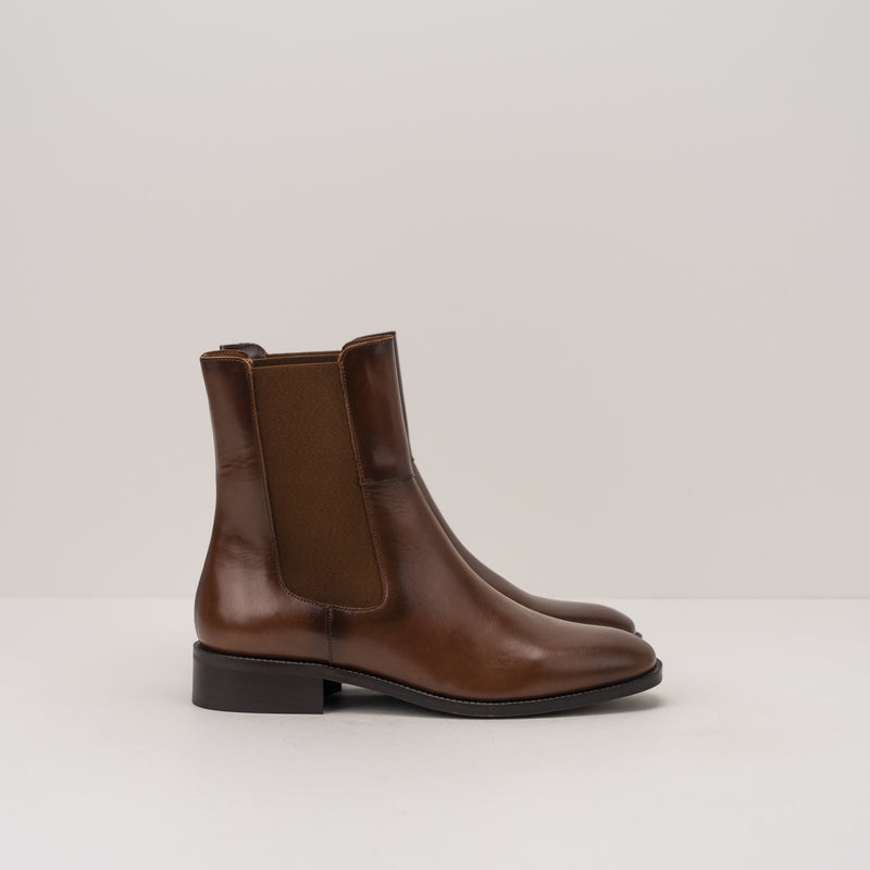 SEIALE - ANKLE BOOT - LANDRA CAMEL