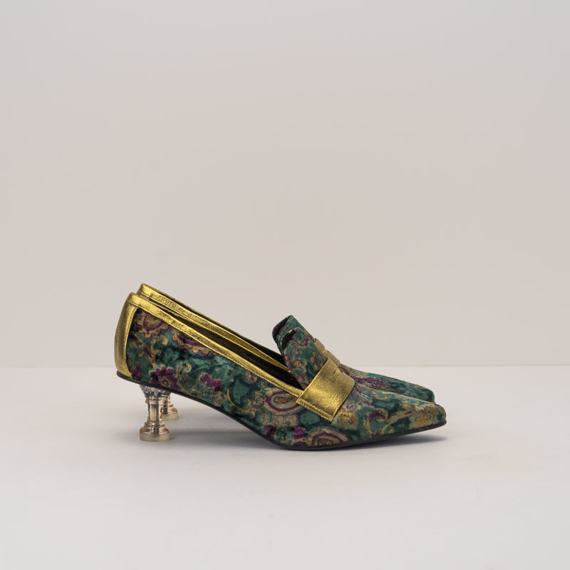 SEIALE - SHOE - LUNS GREEN MULTICOLOR