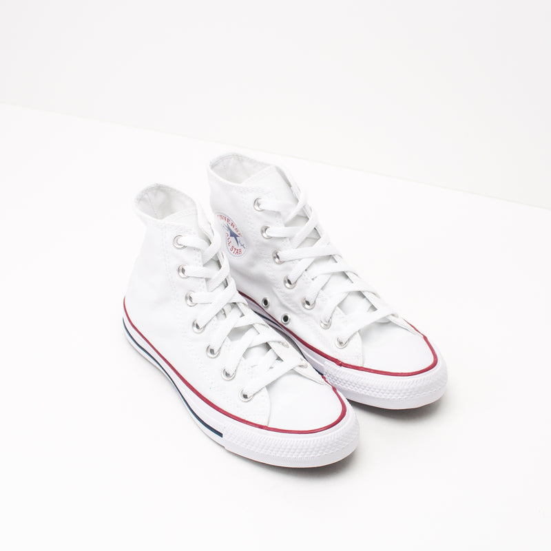 CONVERSE TRAINERS M7650C CHUCK TAYLOR ALL STAR HI OPTICAL WHITE UNISEX