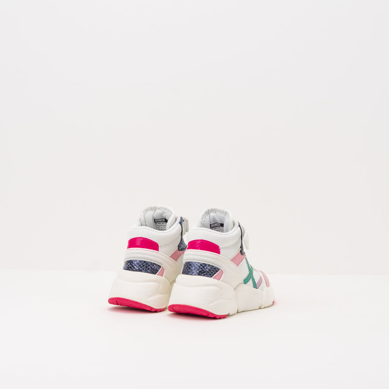 ZAPATILLA - MUNICH - MINI TRACK VCO BLANCA 24 A 32