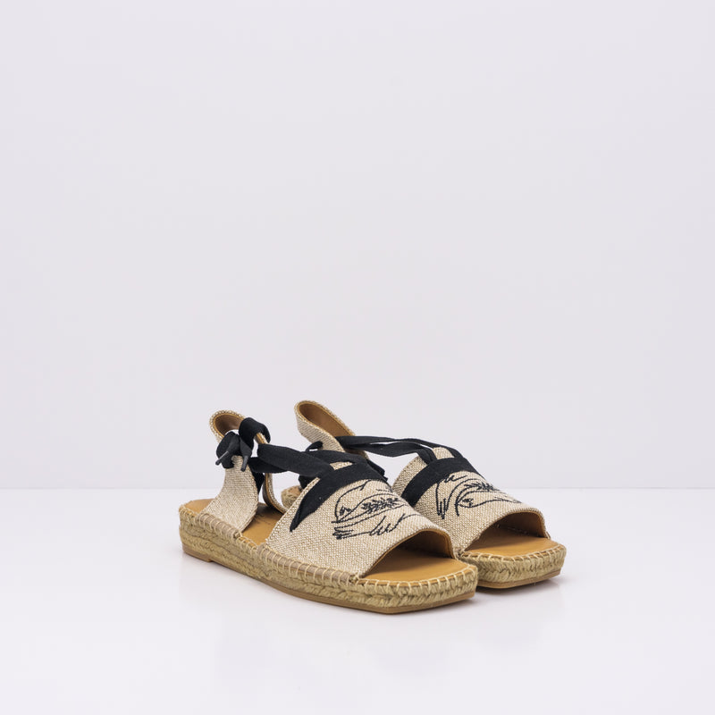 NAGUISA - ESPADRILLES - NERANE BLACK DOVE