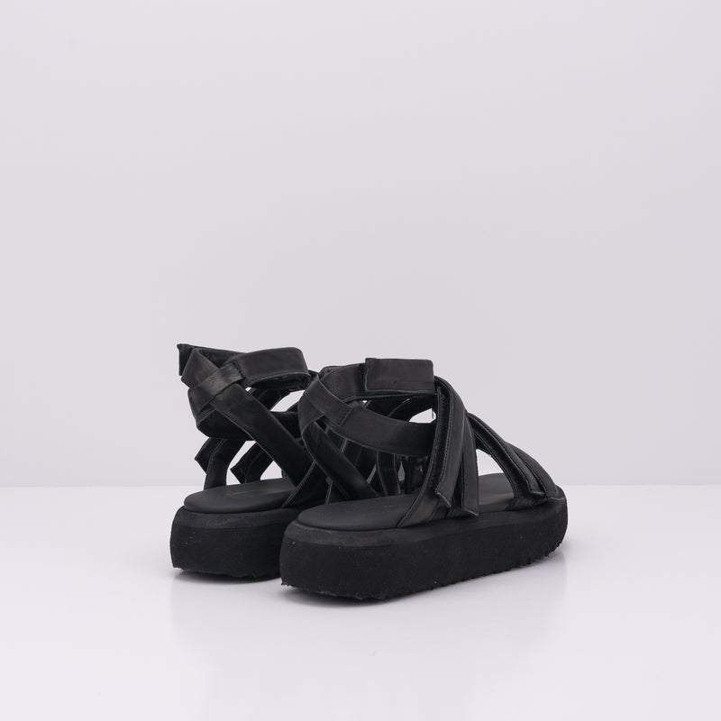 PURO SECRET - SANDALS - NEW NAKED BABY CALF MATT BLACK