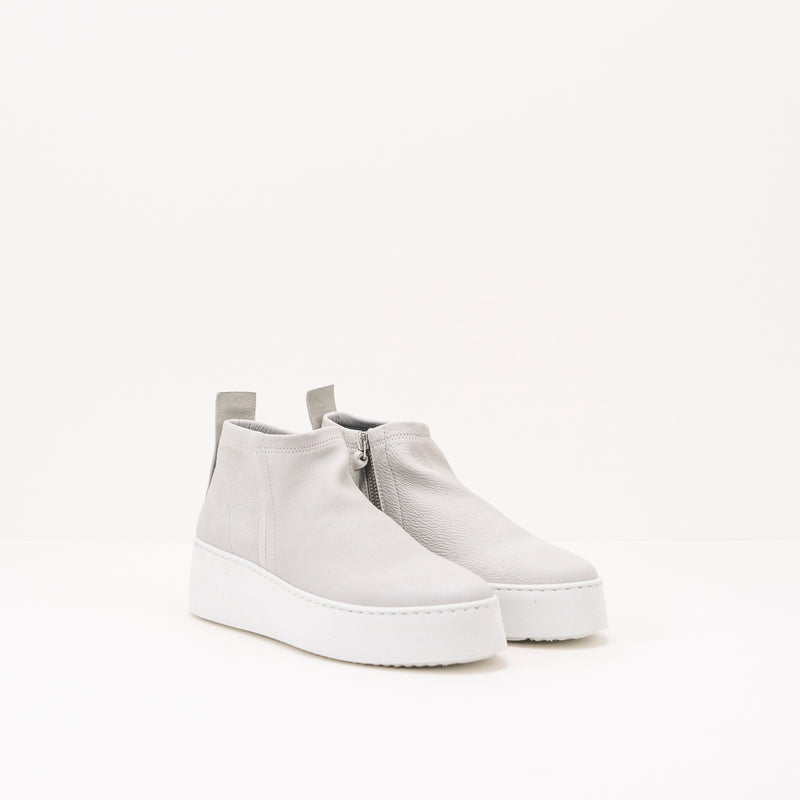 BOTÍN  - PURO SECRET - NO SEASON CALF STRETCH LIGHT GREY SO WHITE