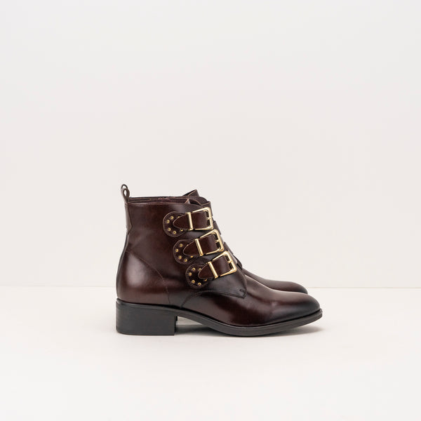 SEIALE - ANKLE BOOT - PELIZA BROWN