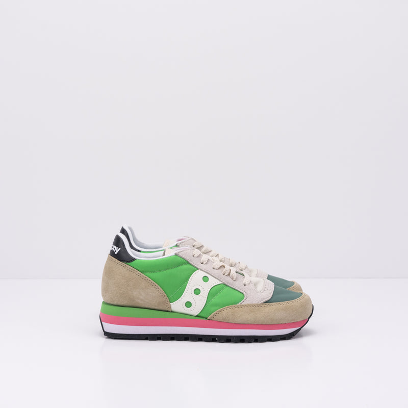 SAUCONY SNEAKERS MODEL JAZZ TRIPLE IN GREEN AND PINK S6053032 MOKSIN Moksin