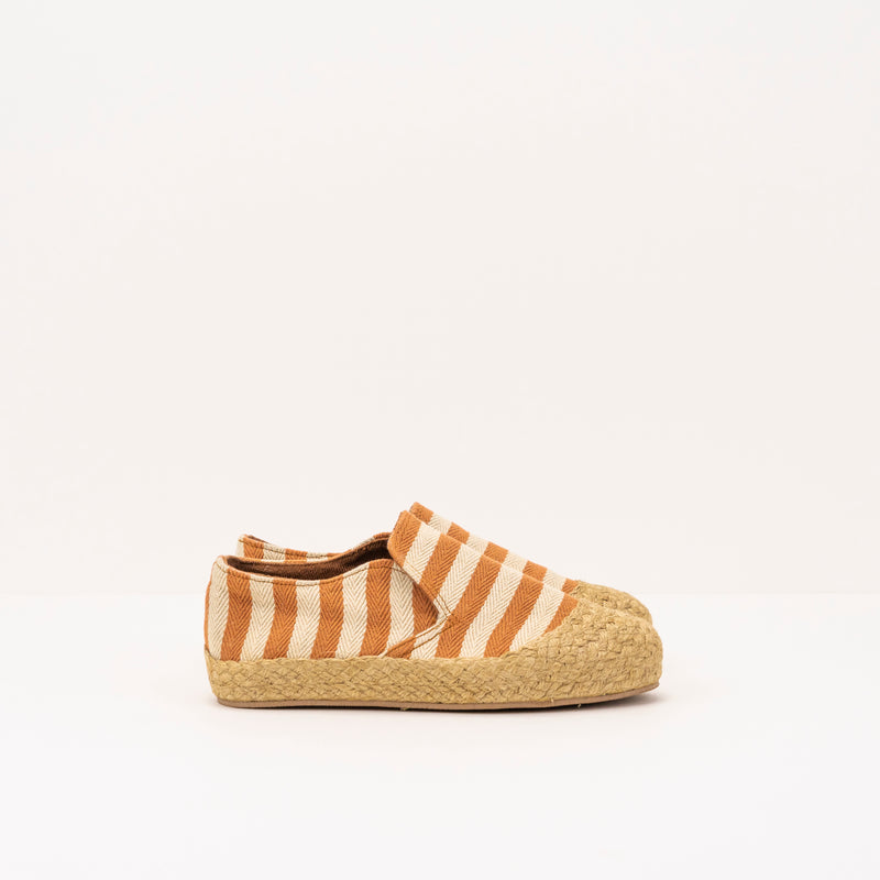 ESPADRILLES - WATARU - CLASSIC STRIPES TAN