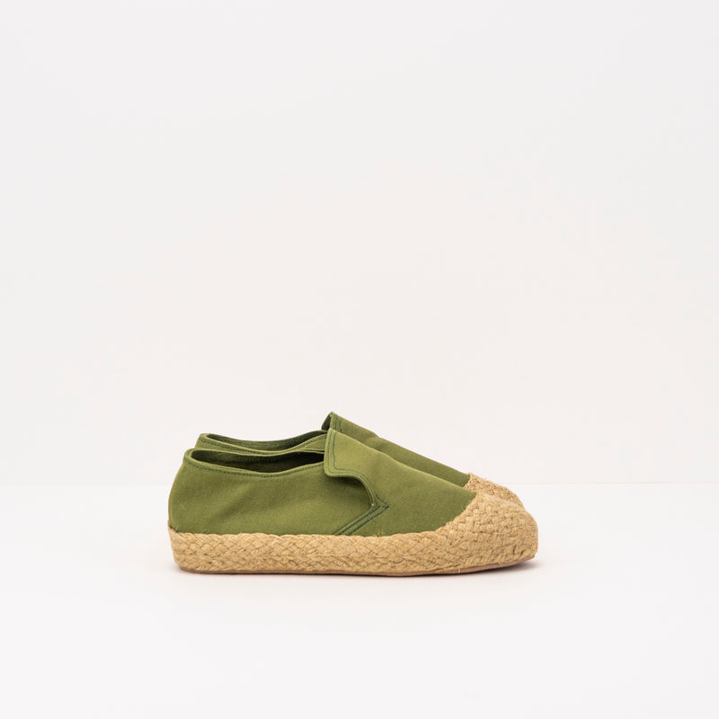 ESPADRILLES - WATARU - CLASSIC GREEN