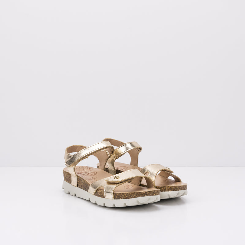  PANAMA JACK - SANDAL - SULIA SHINE B3 GOLD NAPPA