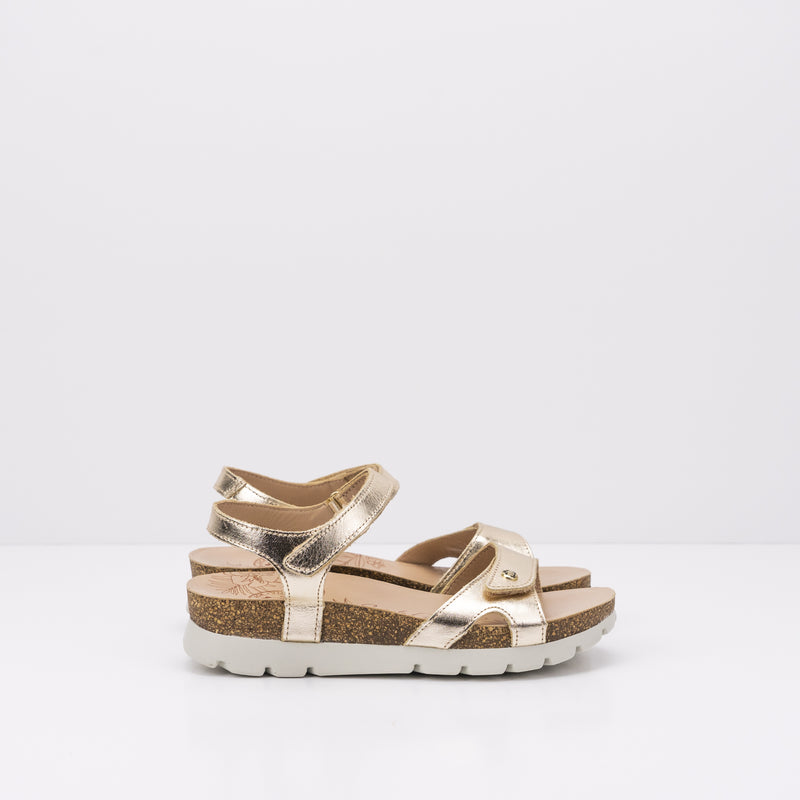  PANAMA JACK - SANDAL - SULIA SHINE B3 GOLD NAPPA