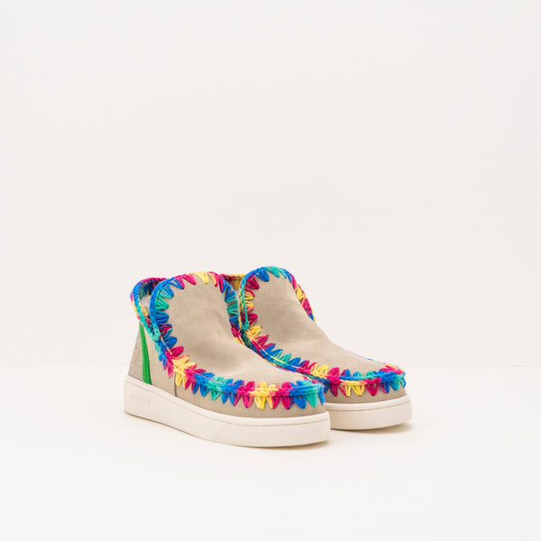 MOU - SNEAKERS - SUMMER ESKIMO SNEAKER MIX COLOR STITCHING CHALK 211019S