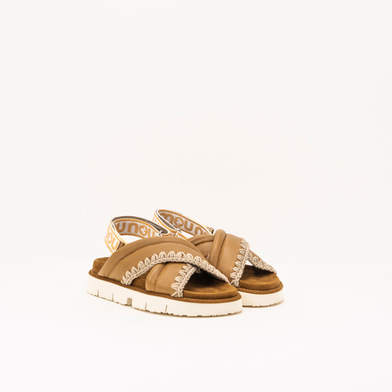 MOU - SANDAL - BIO CRISS CROSS COGNAC 461004C