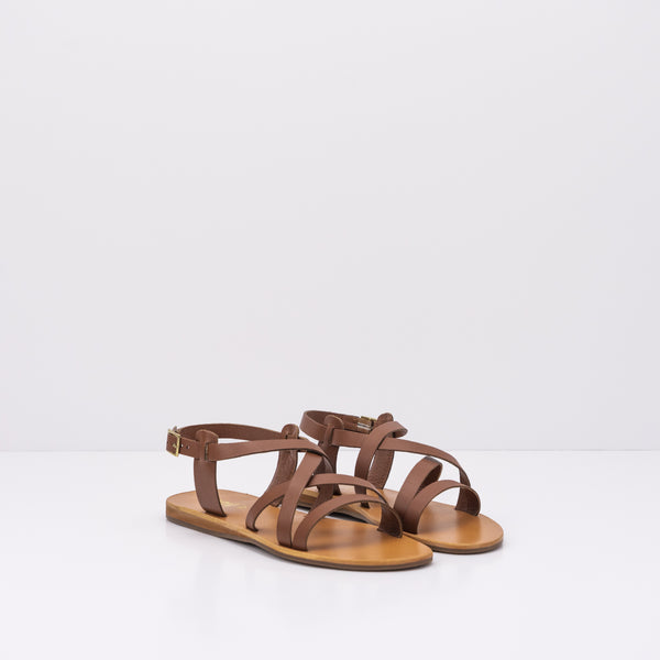 220V - SANDALS - LELIA TAN LEATHER