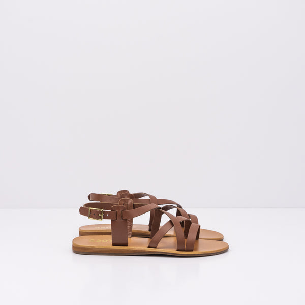 220V - SANDALS - LELIA TAN LEATHER