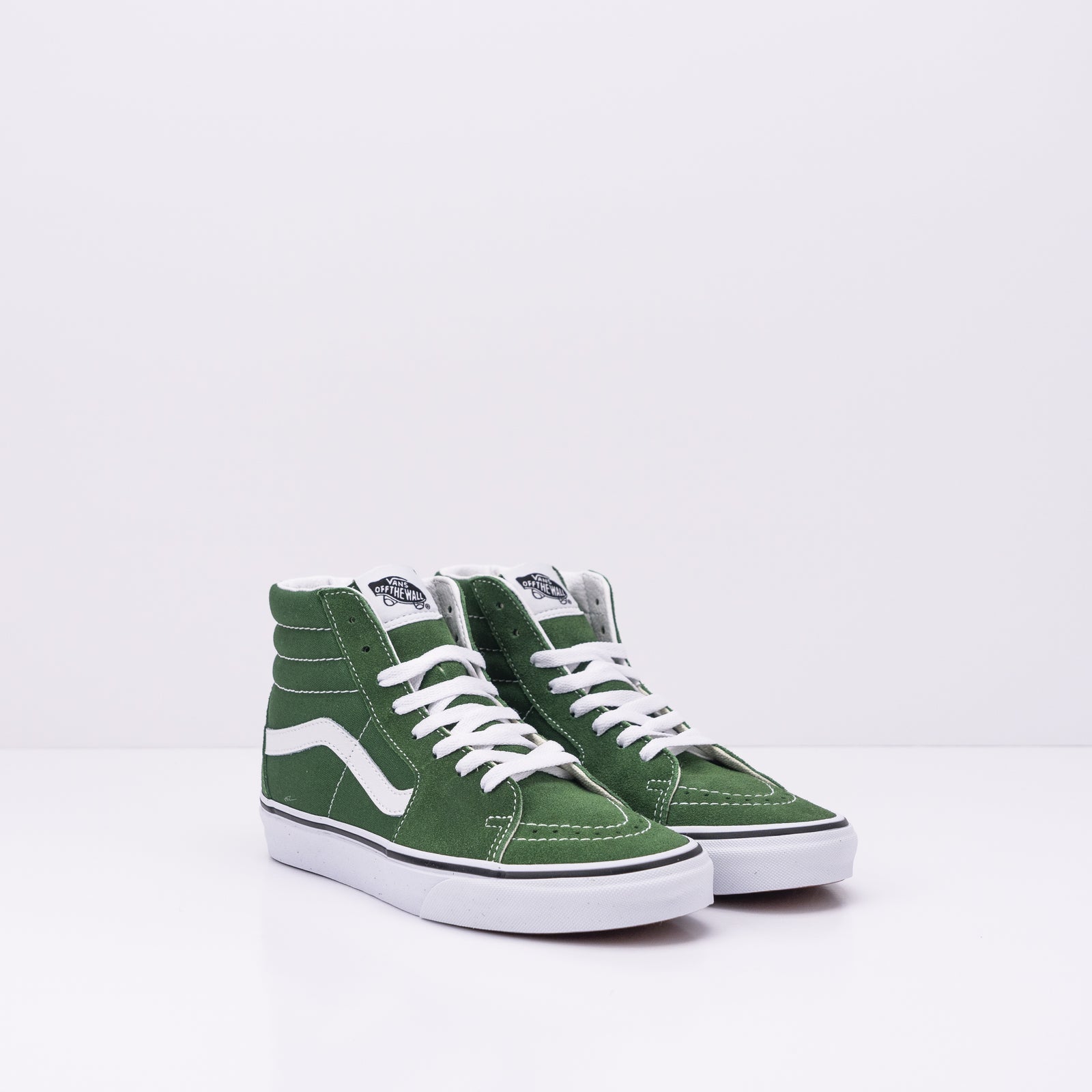 VANS SK8-HI THEORY GREENER PAST VN0005U96QU1 IN COLOR GREEN