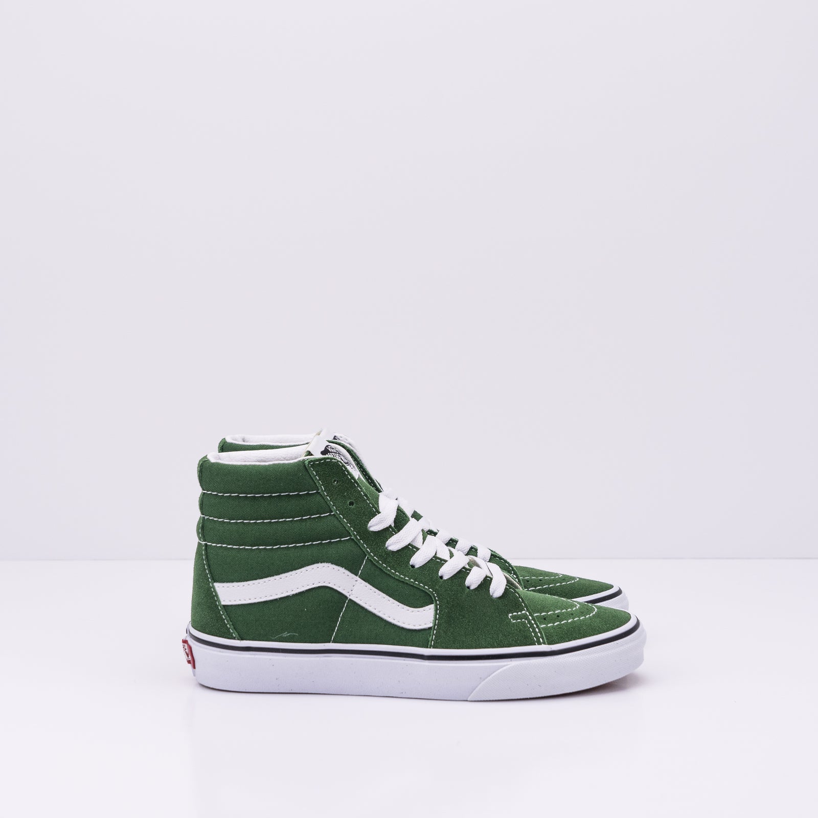 VANS SK8-HI THEORY GREENER PAST VN0005U96QU1 IN COLOR GREEN