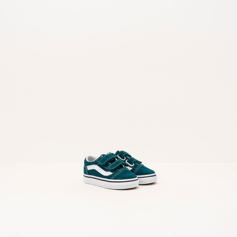 ZAPATILLA - VANS - OLD SKOOL V COLOR THEORY DEEP TEAL VN0A4VJJ60Q1