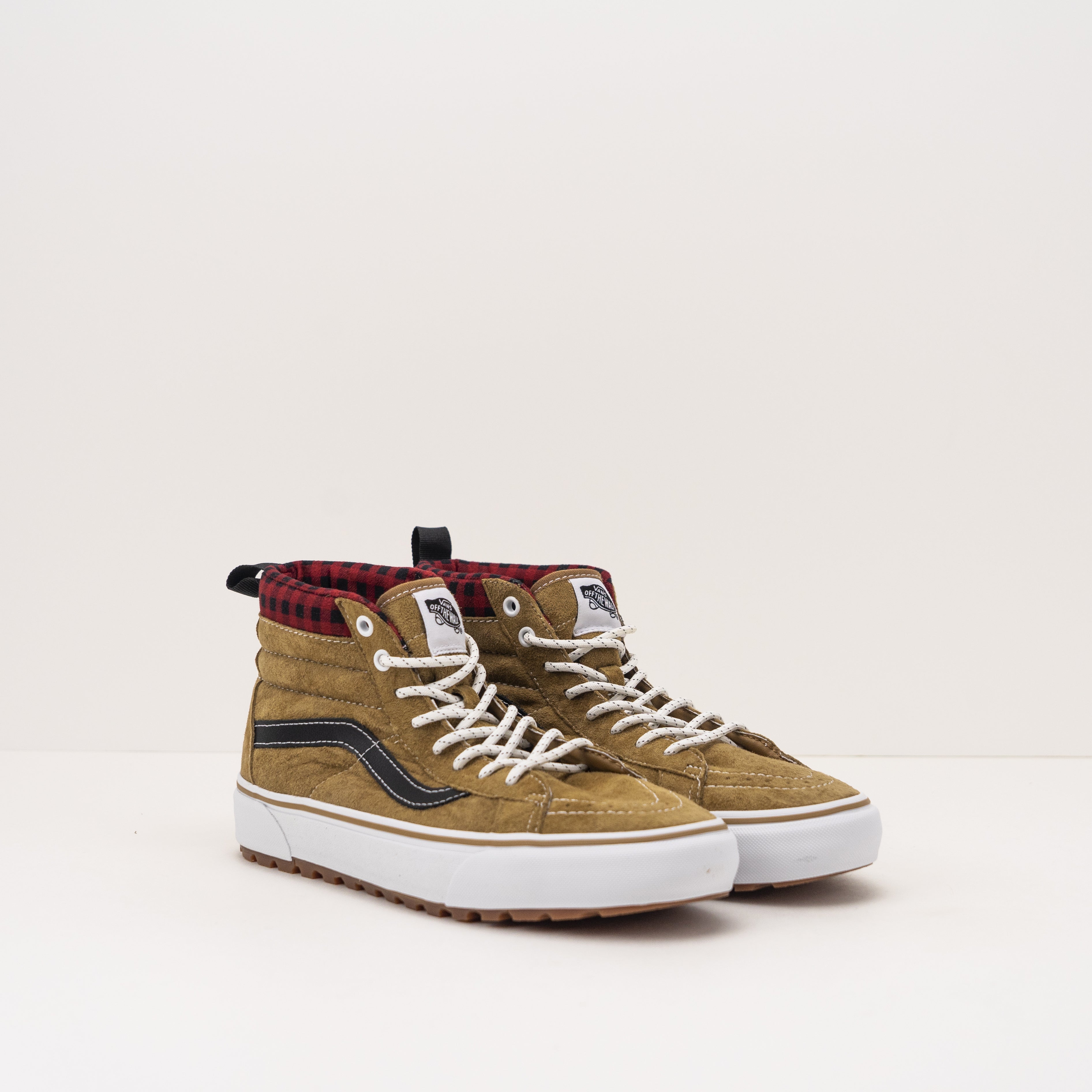 VANS ZAPATILLAS VN0A5HZYY491 SK8 HI MTE-1 PLAID BROWN/BLACK | MOKSIN ...