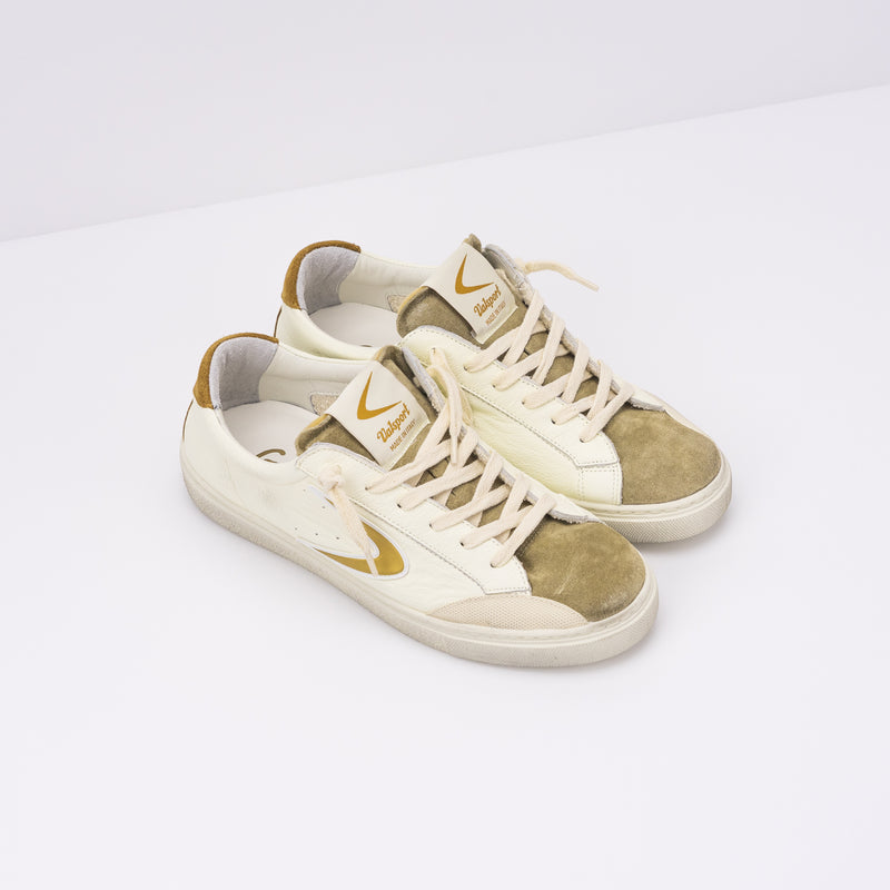 VALSPORT - SNEAKER - OLLIE GOOFY BIANCO ORO VOR2276U