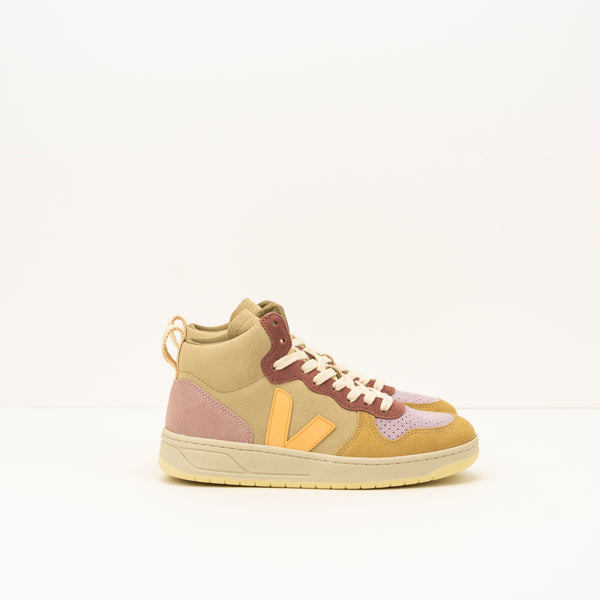 ZAPATILLA - VEJA - V-15 SUEDE MULTICO PEACH