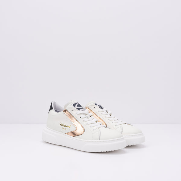 VALSPORT - SNEAKER - TOURNAMENT UP BIANCO LAMINATO ROSA NERO VT2214W