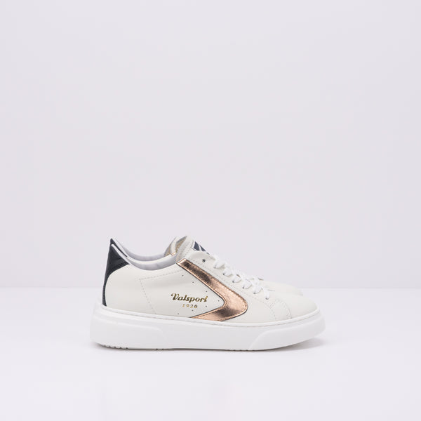 VALSPORT - SNEAKER - TOURNAMENT UP BIANCO LAMINATO ROSA NERO VT2214W