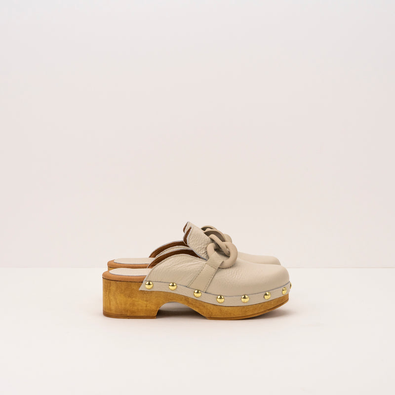 SEIALE - CLOG MULES - FROCO BEIGE