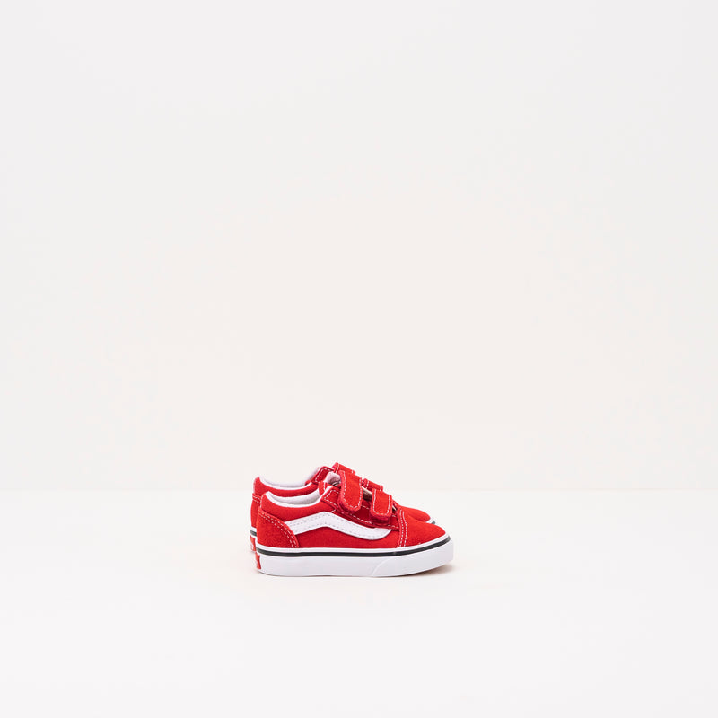 VANS - SNEAKERS - OLD SKOOL V RACING RED VELCRO VN0A38JNJV61