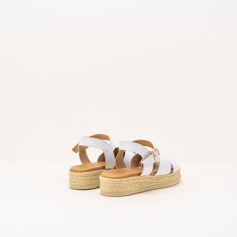 SANDAL - SEIALE - FRAUTA WHITE WEDGE