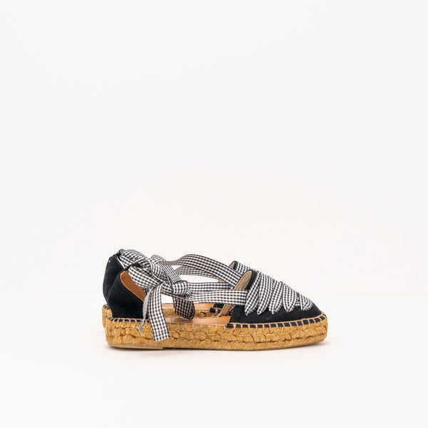 ESPADRILLES - SEIALE - LINO BLACK 