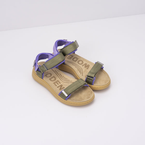 SANDALIA - WODEN - WL926 ORCHID DARK OLIVE