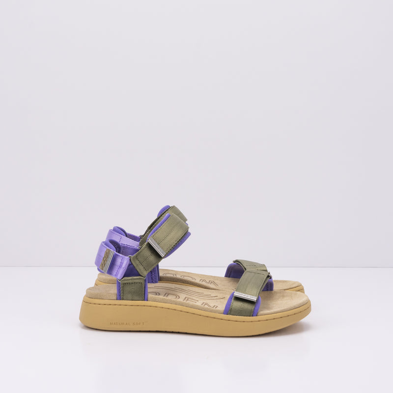 WODEN - SANDAL - WL926 ORCHID DARK OLIVE