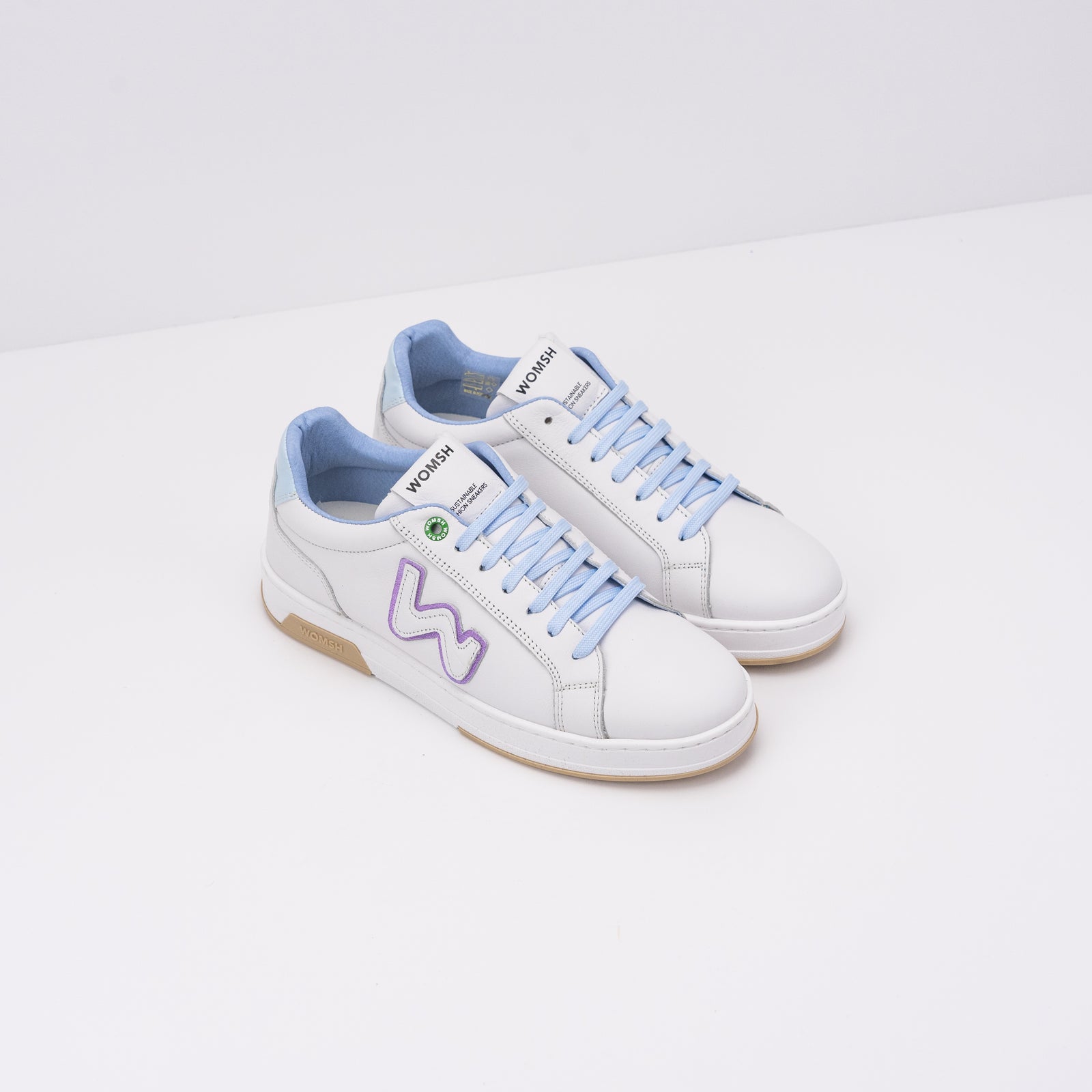 Womsh Sneaker Damen Shop WOMSH WOMEN'S SNEAKERS DOUBLE WHITE LILAC