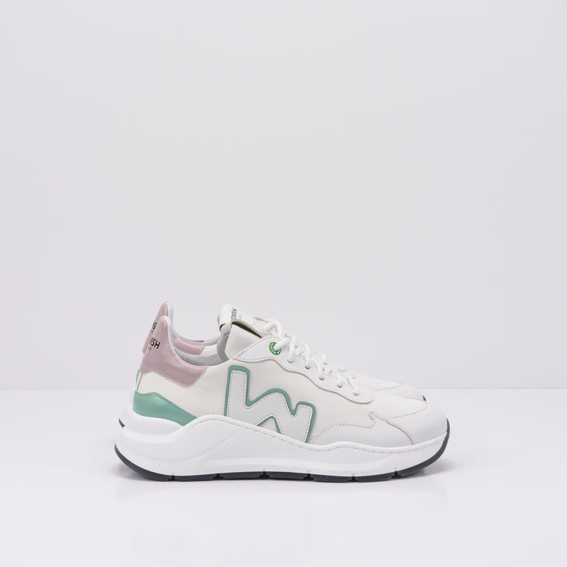 ZAPATILLA - WOMSH - VEGAN WAVE WHITE MINT