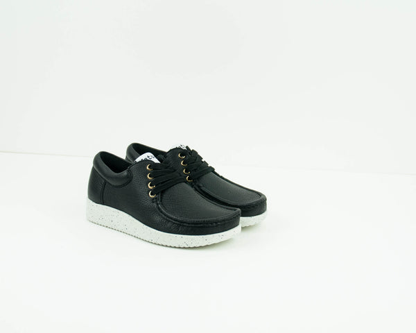 ZAPATO - NATURE - ANNA LEATHER ELK BLACK A 08 002