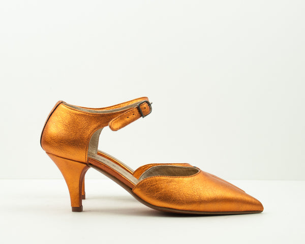 SEIALE - MID HEEL SHOES - ABADA ORANGE
