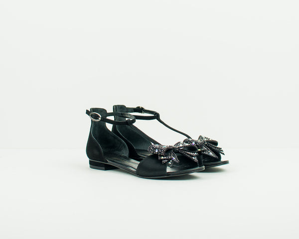 SEIALE - FLAT SANDALS - ABISAL BLACK