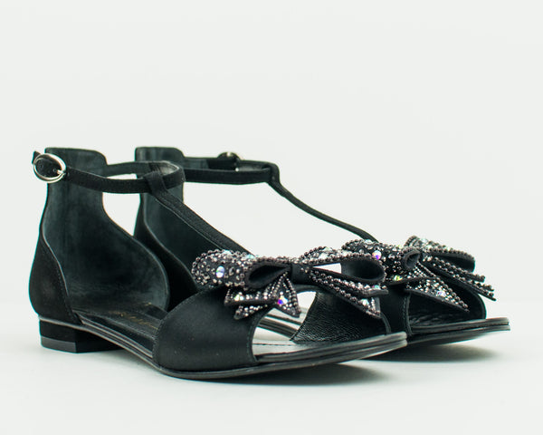 SEIALE - FLAT SANDALS - ABISAL BLACK