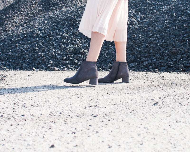 SEIALE - LOW HEEL BOOTIES - ABUR GREY